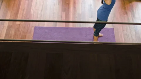 Yogi practising yoga Stock Footage 53090697