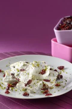 Yogurt bark Stockfoto's