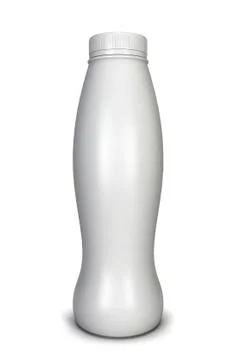 Yogurt bottle Stock Illustration