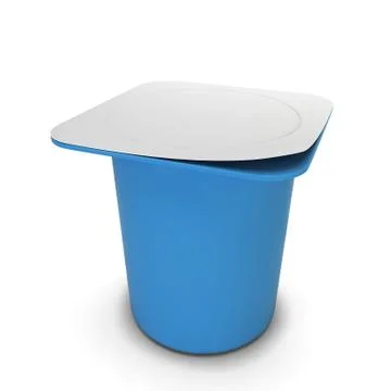 Yogurt container Stock Illustration