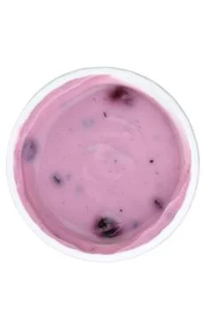 Yogurt cup Stock-Fotos