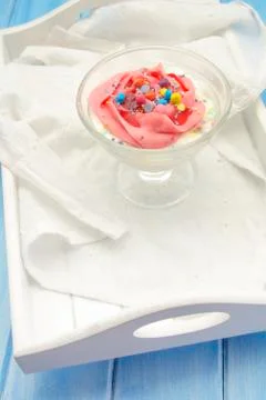 Yogurt dessert Stock Photos