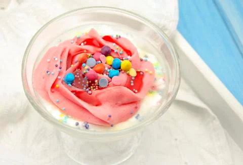 Yogurt dessert Stock Photos