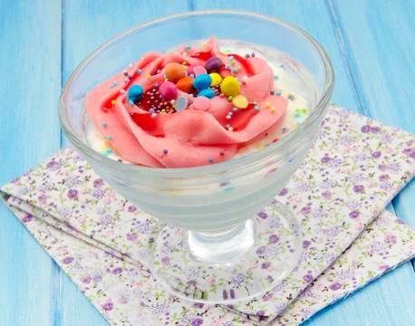 Yogurt dessert Stock Photos