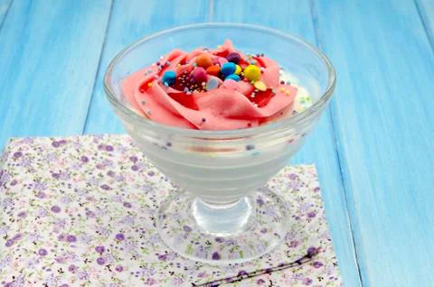 Yogurt dessert Stock Photos
