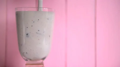 Yogurt in a glass Видео 82693268