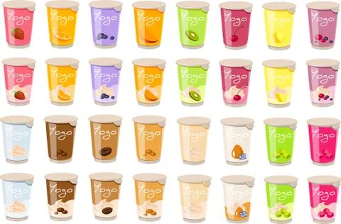 Yogurt Stock Illustration