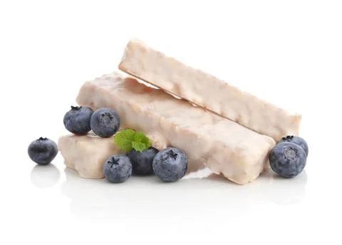 Yogurt Muesli Bars Stock Photos