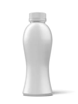 Yogurt Plastic Bottle 库存插图