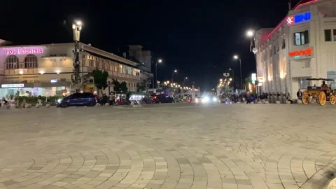 Yogyakarta intersection four crossing activities Stock Footage 295310884