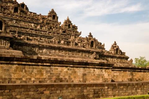 Yogyakarta, Java, Indonesia : 15 Nov 2017 : Templo de Borobudur durante el día,  Fotos de archivo