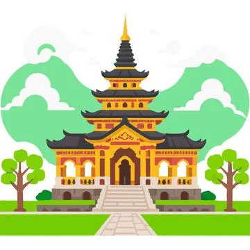 Yogyakarta java sultan City Heritage Ilustración de archivo