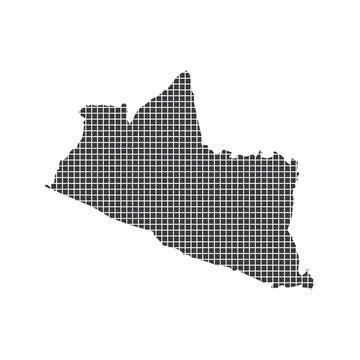 Yogyakarta map icon design Stock Illustration