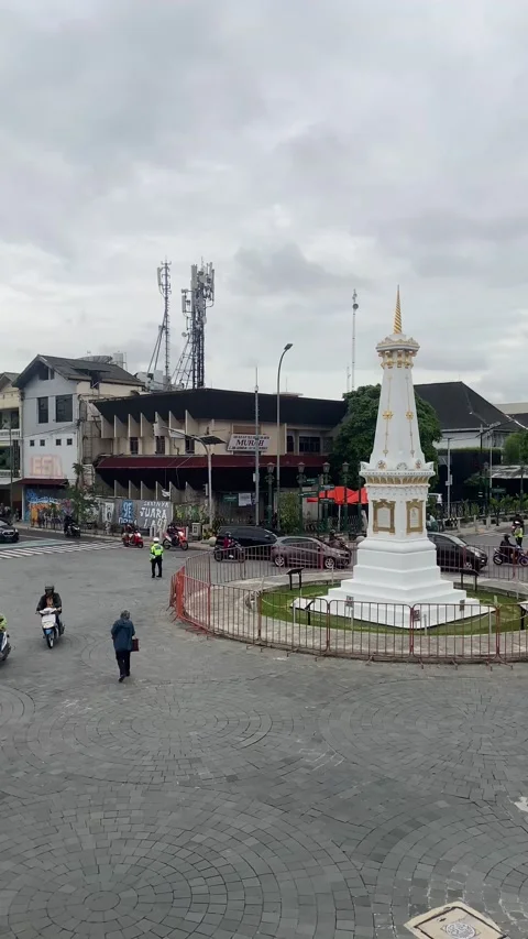 Yogyakarta monument Stock Footage 221965013