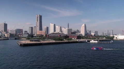 Yokohama Bay Stock Footage 83875080