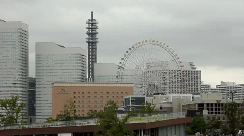 Yokohama downtown Stock Footage 34499953