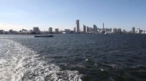 Yokohama Skyline Video stock 32078841