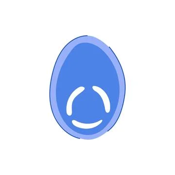 Yolk egg separator tool cartoon vector illustration Stock Illustration