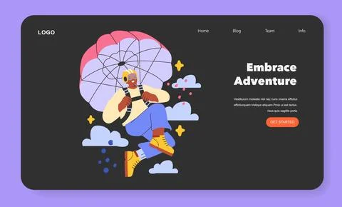 YOLO concept Flat Vector illustration. 스톡 일러스트