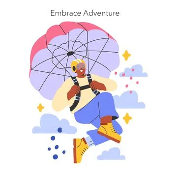 YOLO concept Flat Vector illustration. 스톡 일러스트