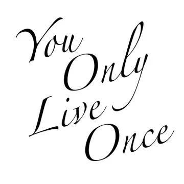 YOLO text background Illustrazione stock