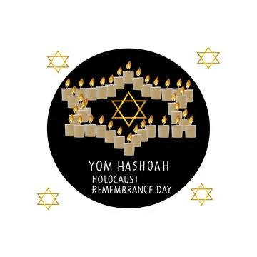 YOM HASHOAH 3 Stock Illustration