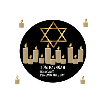 YOM HASHOAH Stock Illustration