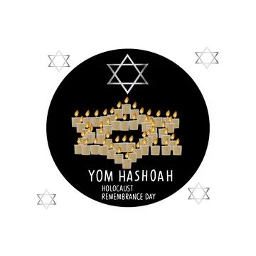 YOM HASHOAH Stock Illustration