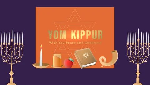 Yom Kippur Illustrazione stock