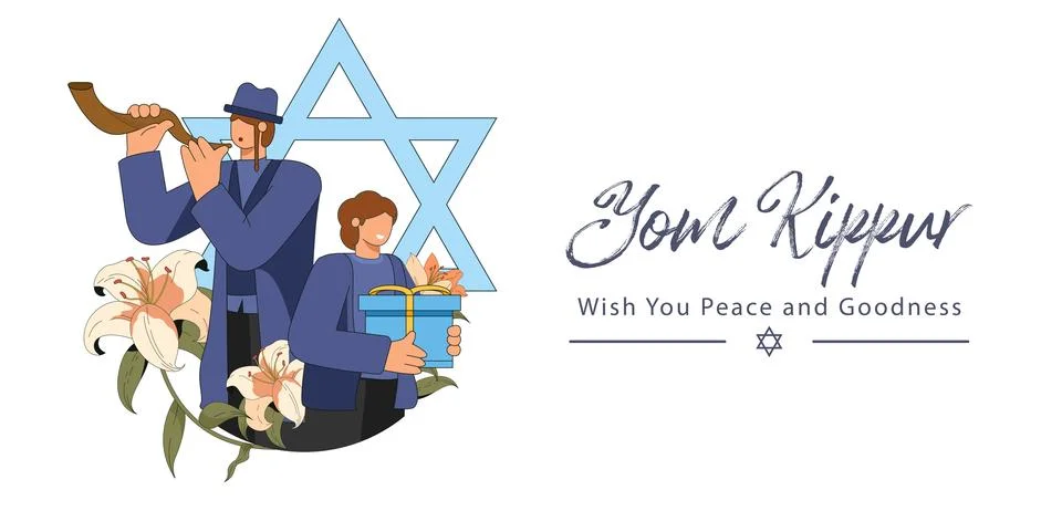 Yom Kippur Stock Illustration
