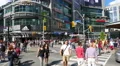Yonge Dundas Square Intersection Crosswalk People 4k or 4k+ Resolution