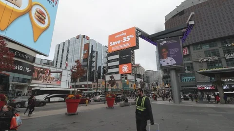 Yonge-Dundas Square, Toronto, Canada Stock Footage 118437329