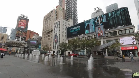 Yonge-Dundas Square, Toronto, Canada Stock Footage 118437612