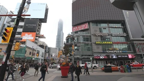 Yonge-Dundas Square, Toronto, Canada Stock Footage 118440415