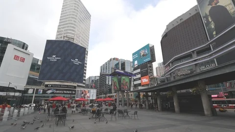 Yonge-Dundas Square, Toronto, Canada Stock Footage 118441809