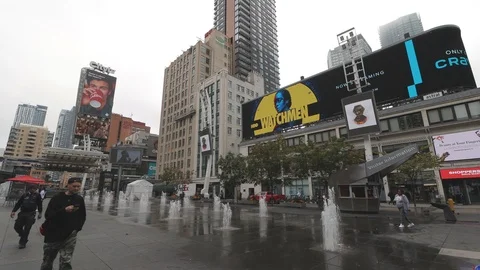 Yonge-Dundas Square, Toronto, Canada Stock Footage 118441832