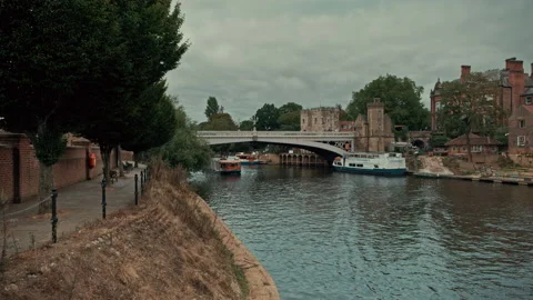 York Boat Ride Stock Footage 210911991
