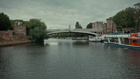 York Boat Ride Stock Footage 217593929