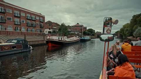York Boat Ride Stock Footage 217845142