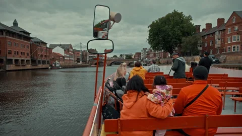 York Boat Ride Stock Footage 218231718
