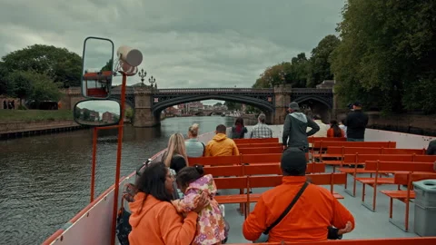 York Boat Ride Stock Footage 218232675