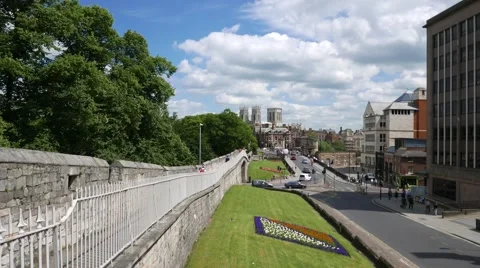 York city wide angle view Stock Footage 64853959