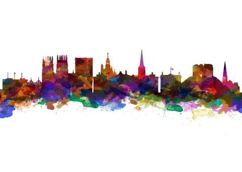 York England Stock Illustration