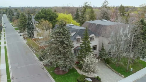 York Mills drone 2 스톡 동영상 161172504