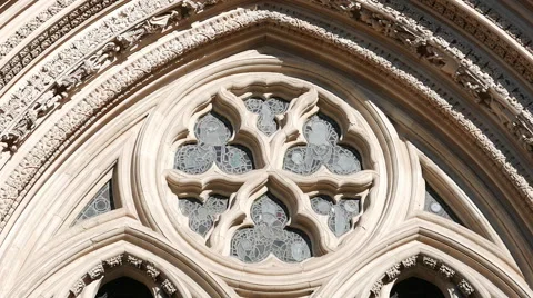 York minster door arch Stock Footage 54717199