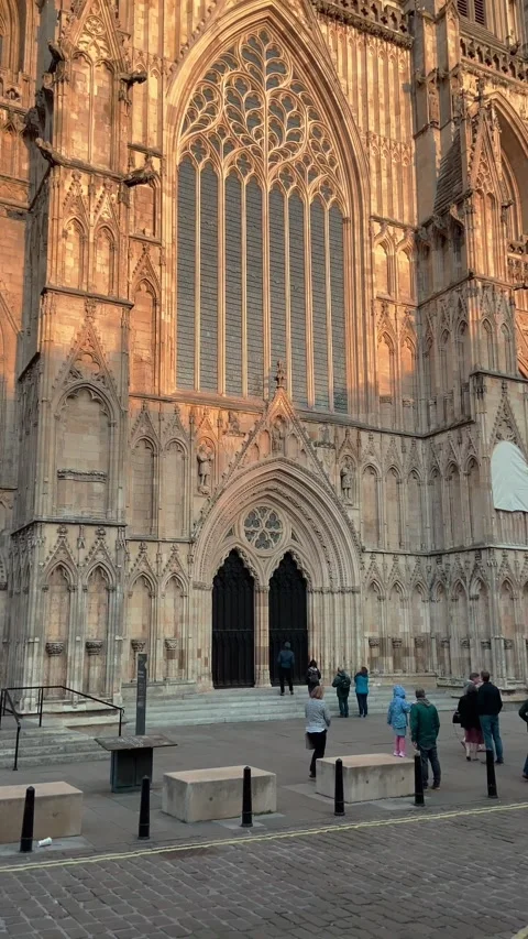 York Minster in the evening light Stock Footage 219941029
