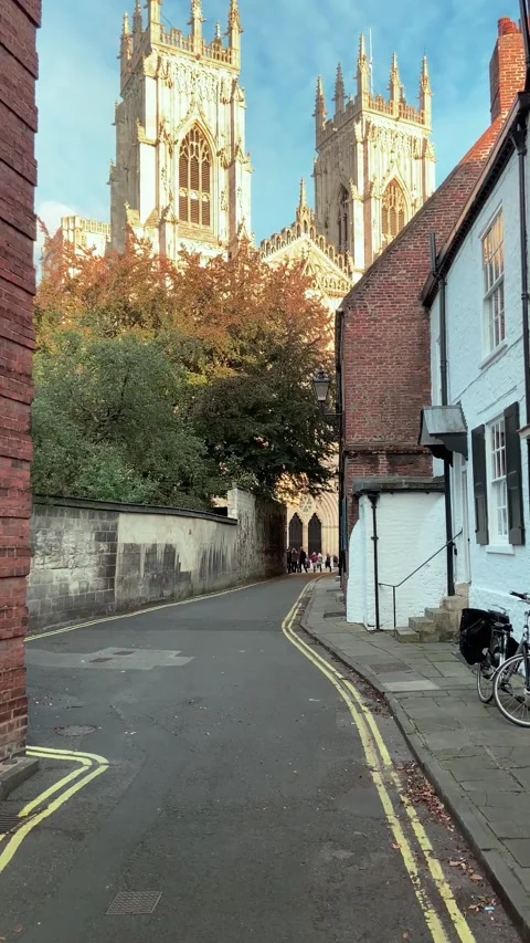 York Minster in the evening light Stock Footage 219941031