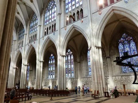 York Minster interior Foto stock