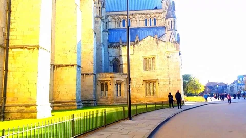York minster walk by 動画素材 102888233