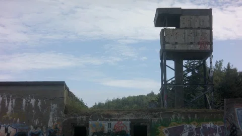 York redoubt watch tower Stock Footage 120032953